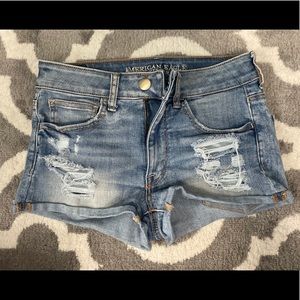 American Eagle high waisted short shorts
